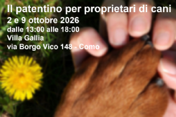 Il patentino per proprietari di cani